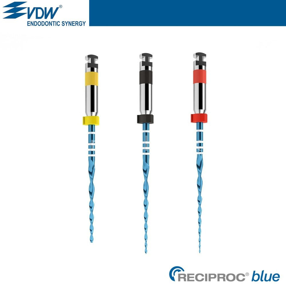 VDW Reciproc Blue Rotary Canal File 4-Pack Blister