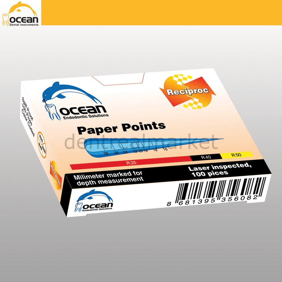 Ocean Reciproc Paper Point Canal Drying Points