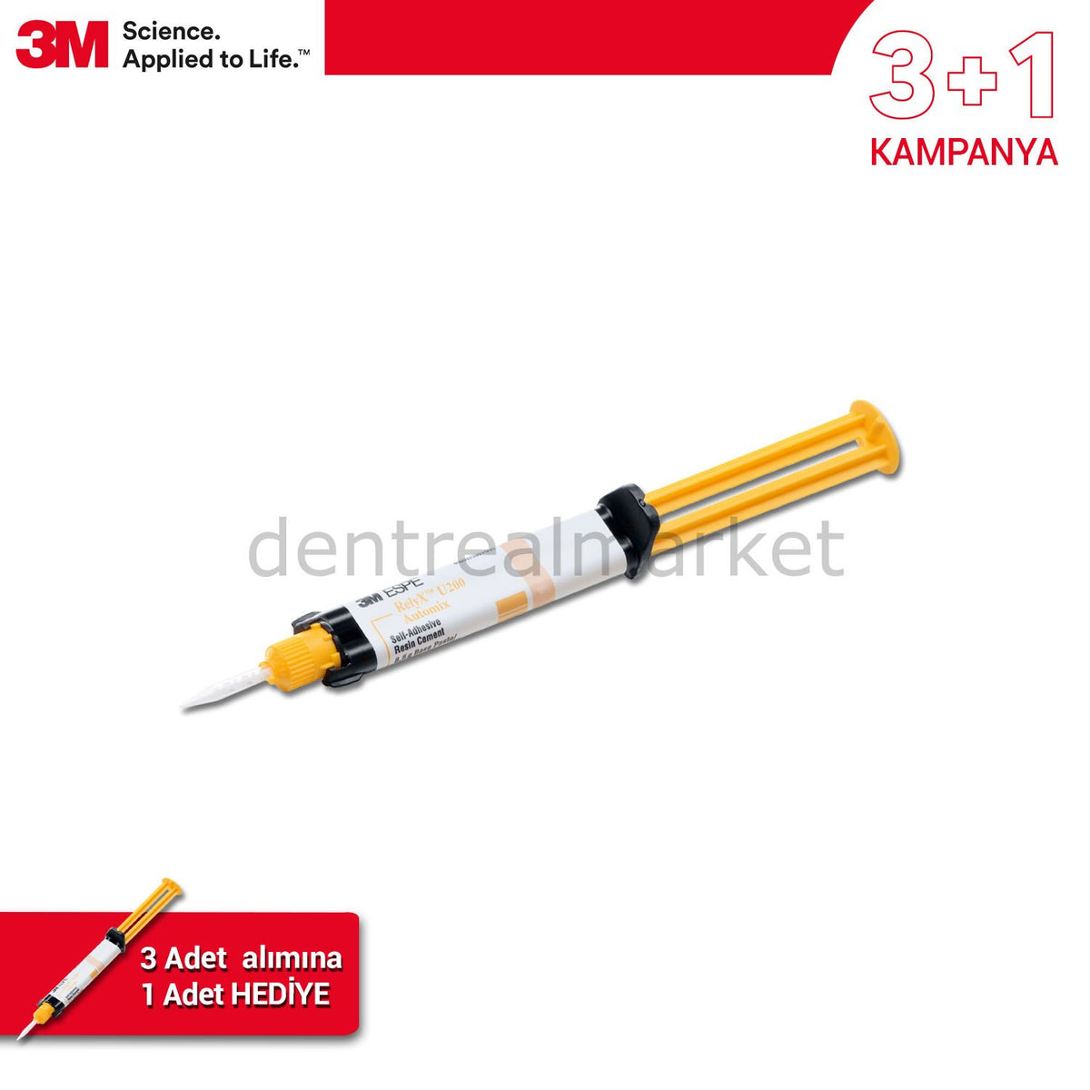 Solventum (3M) RelyX U200 Automix Resin Cement — 3+1 Campaign