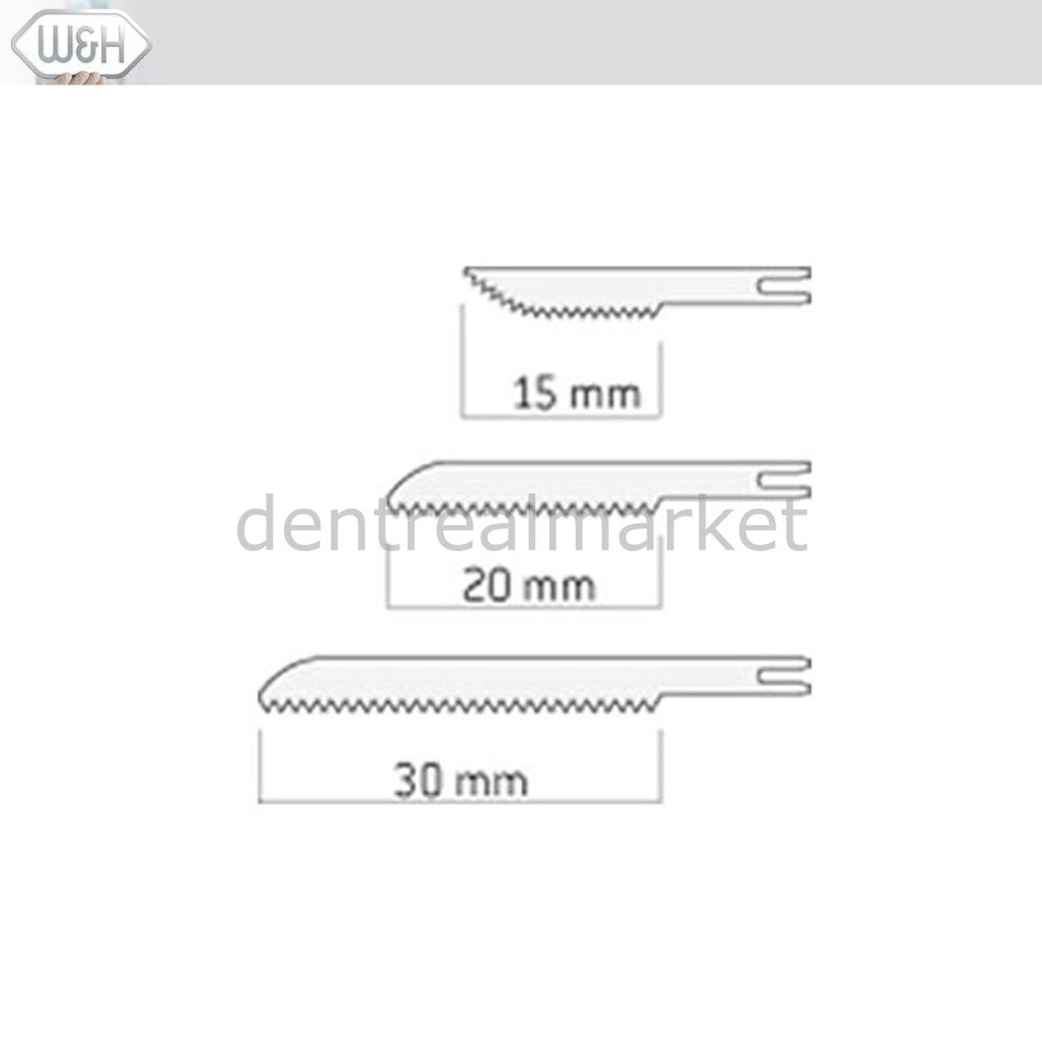 W&H Dental Surgical Saw Blade for S-8 R Reciprocating Handpiece 1 pcs