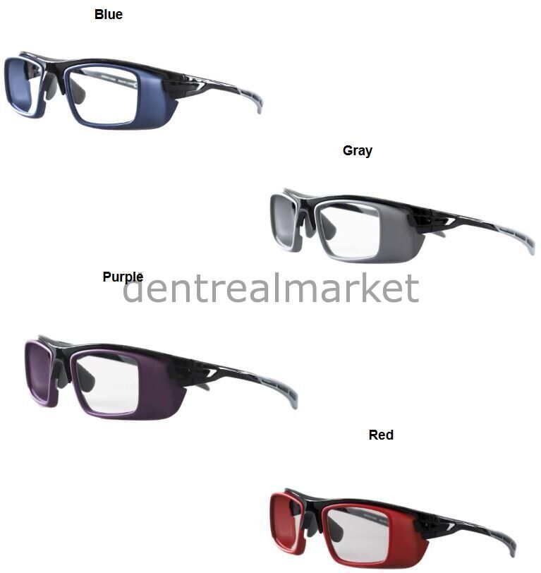 Medical Index X-Ray Safety Glasses - Radiation Protection - Red