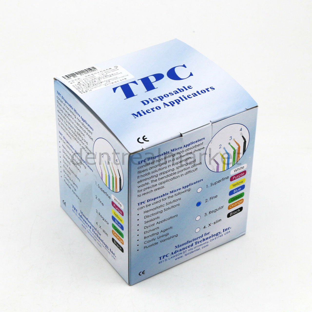 TPC Dental Bonding Brush Micro Applicators 4x100 pcs