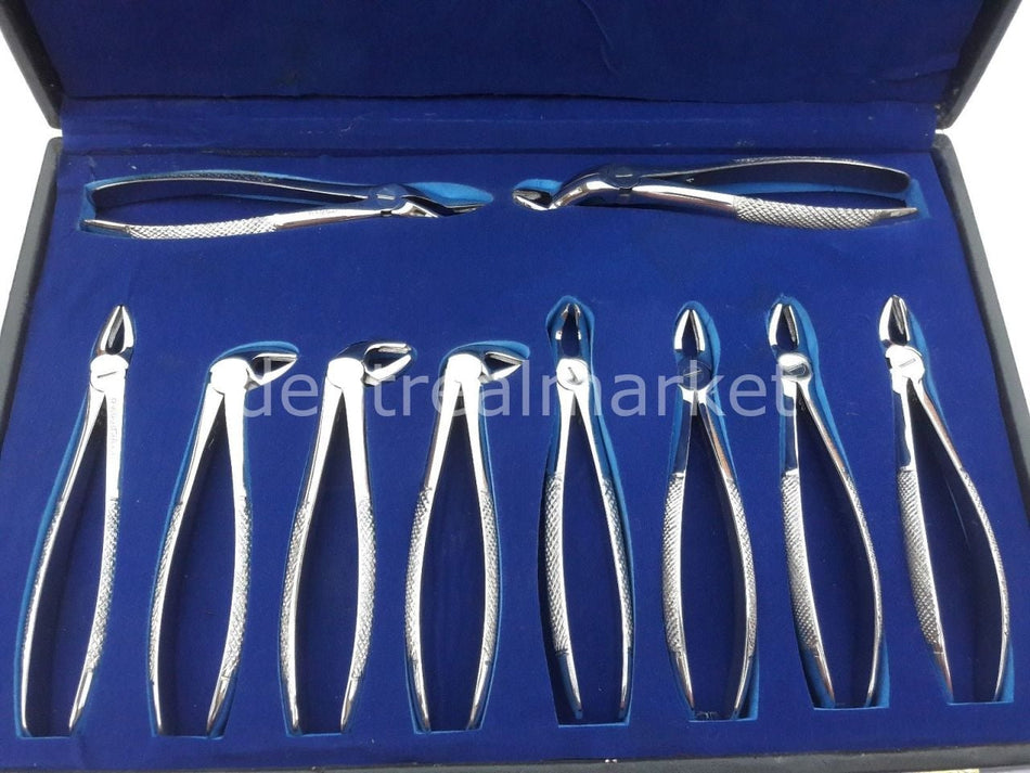 Jensen Adult Extraction Forceps Set of 10