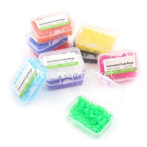 Ocean Silicone Color-Coding Rings Assortment - 450 pcs