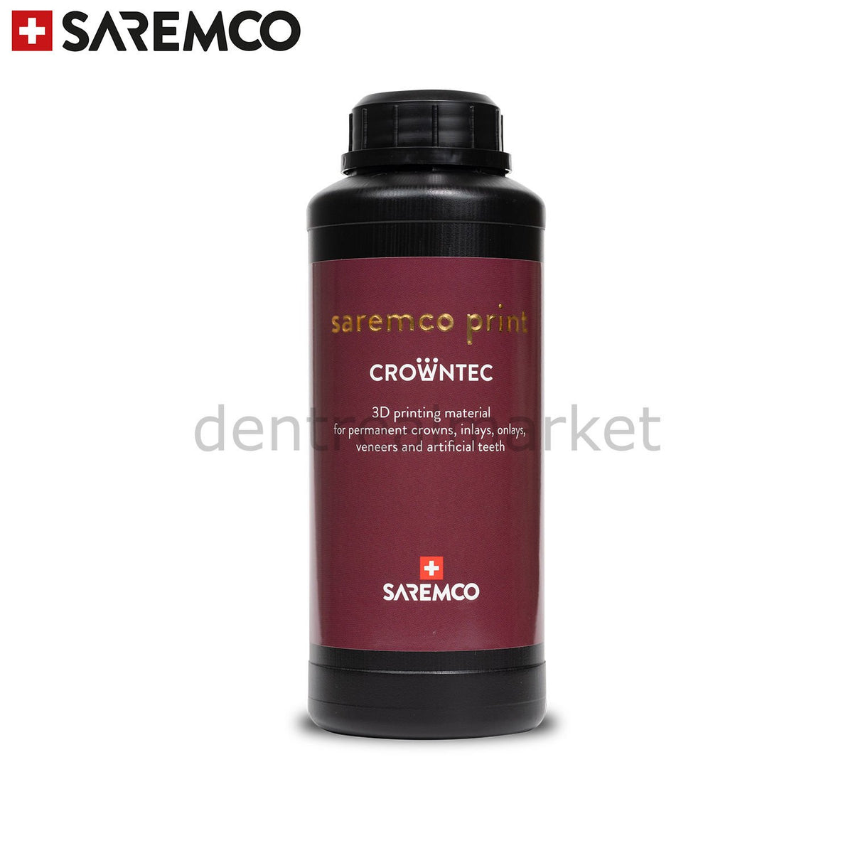 Saremco Saremco Print-Crowntec Permanent Composite 3D Printer Resin 500g