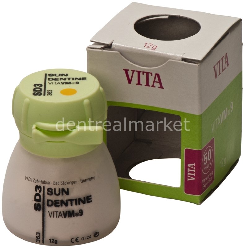 Vita VM9 Sun Dentine 12 g Porcelain Powder for Zirconia Frameworks