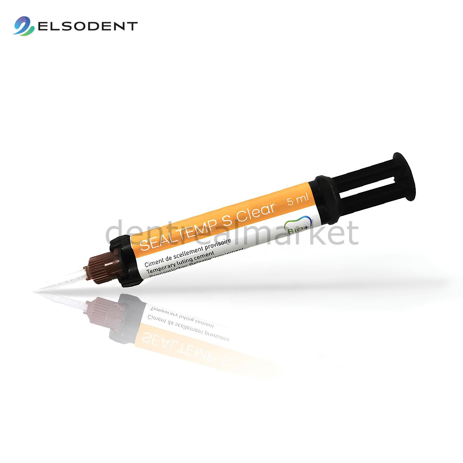 Elsodent Seal Temp S Clear Temporary Luting Cement 5 ml