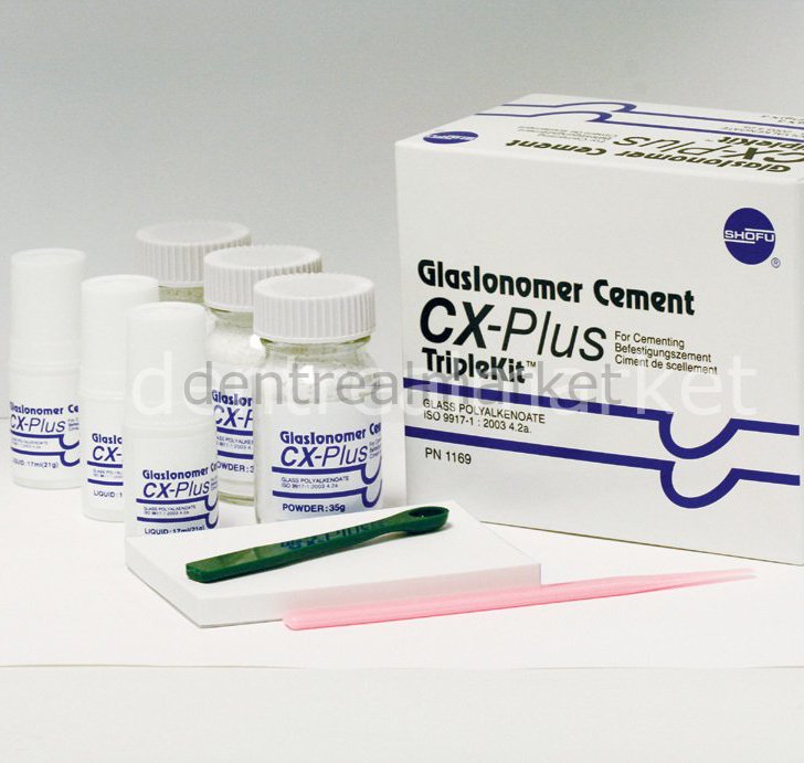 Shofu CX-Plus Glass Ionomer Cement Triple Kit
