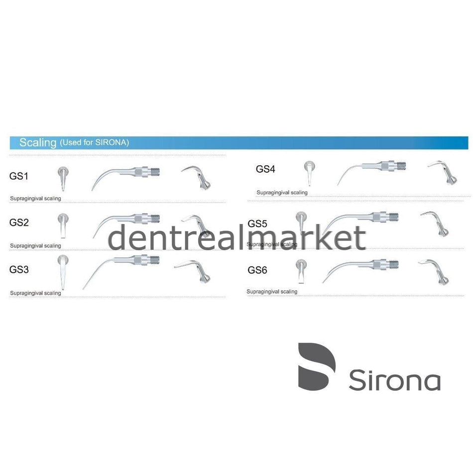 Woodpecker GS6 Scaler Tip - Sirona Compatible