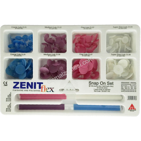 President Zenit Flex Pop-On Finishing and Polishing Disk Set