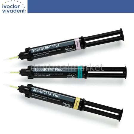Ivoclar Vivadent SpeedCEM Plus Self-Adhesive Resin Cement 3 x 9 g