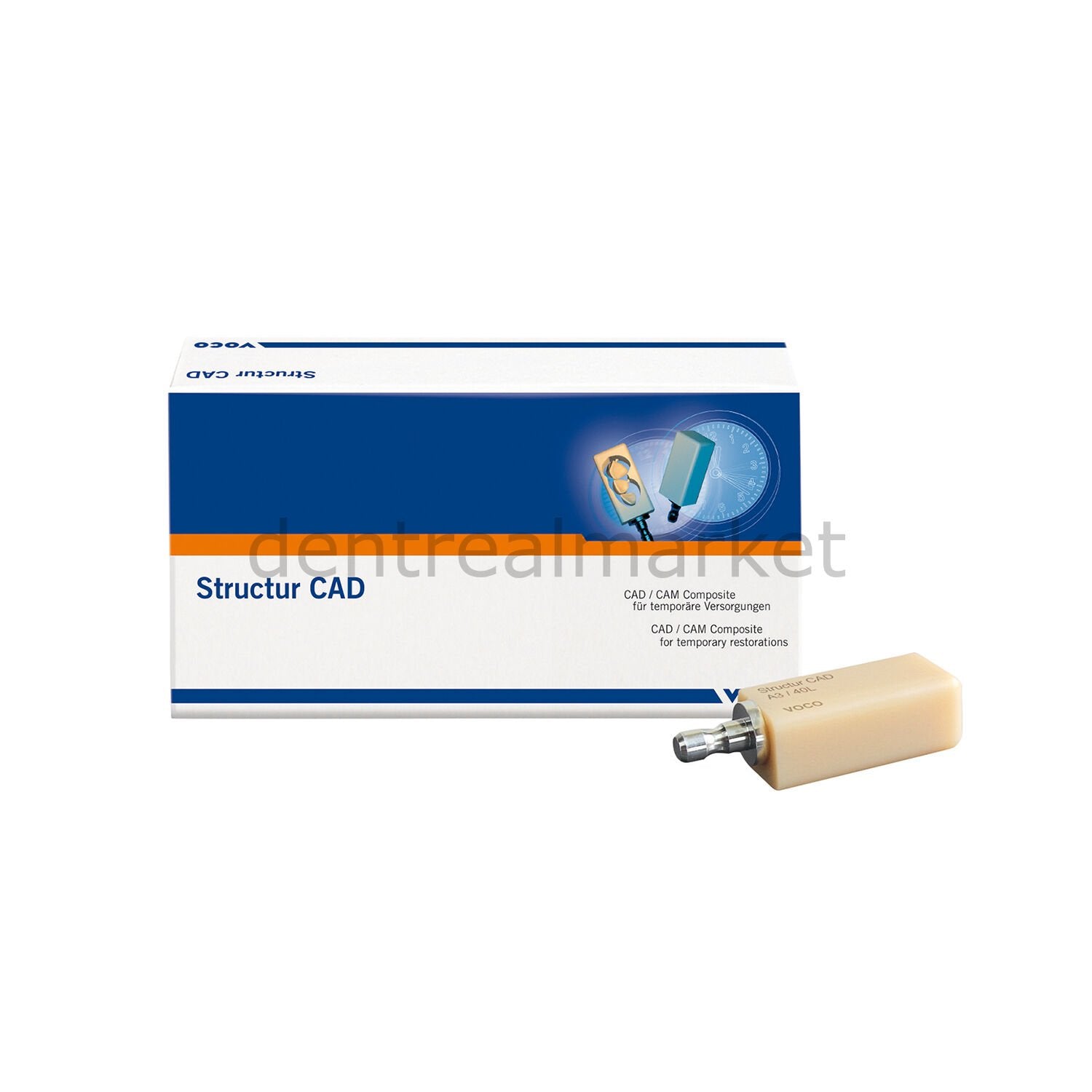 Voco Structur CAD 40L A1 - 5x CAD/CAM Blocks