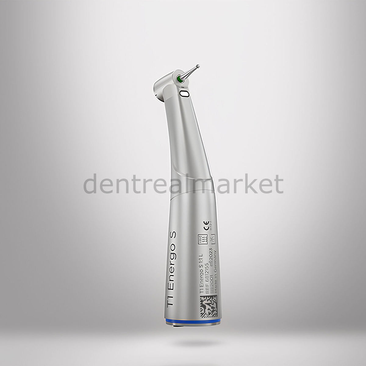 Dentsply Sirona T1 Energo S 1:1 L Lighted Contra-Angle — Blue Band
