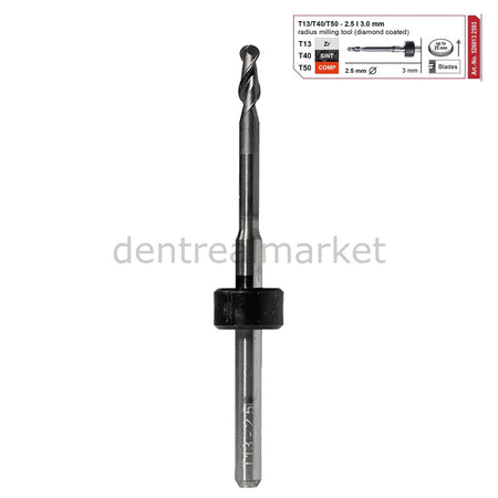 imes-icore T13 / T40 / T50 Milling Bur 2.5 mm – 3 mm Shank