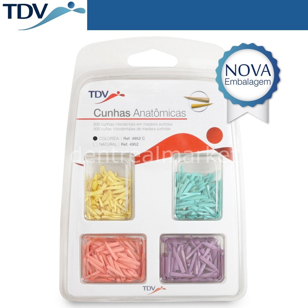 TDV Dental Anatomical Wood Wedge Assortment