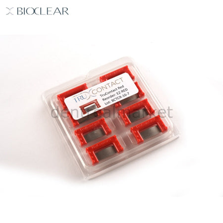 Bioclear TruContact Double-Sided Abrasive Strip - Red - Pack of 8