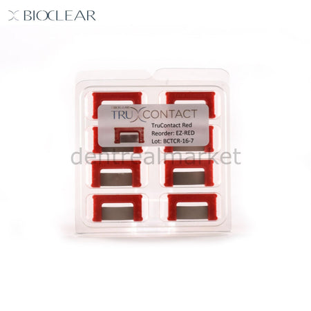 Bioclear TruContact Double-Sided Abrasive Strip - Red - Pack of 8