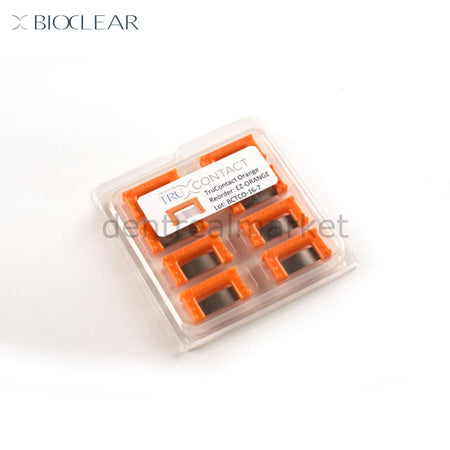 Bioclear TruContact Single-Sided Abrasive Strip - Orange - Pack of 8