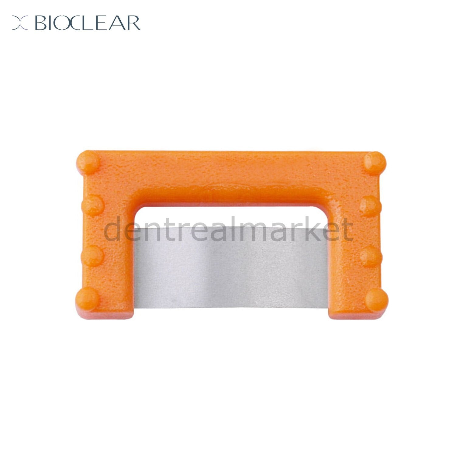 Bioclear TruContact Single-Sided Abrasive Strip - Orange - Pack of 8