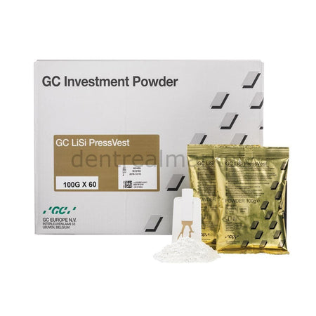 Gc Dental LiSi PressVest Investment Powder 60 x 100 g