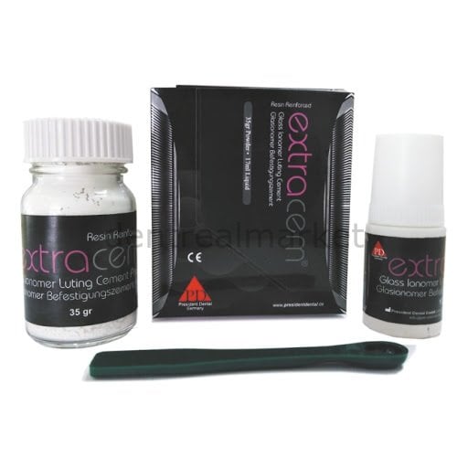 President Extra Cem Glass Ionomer Cement Kit