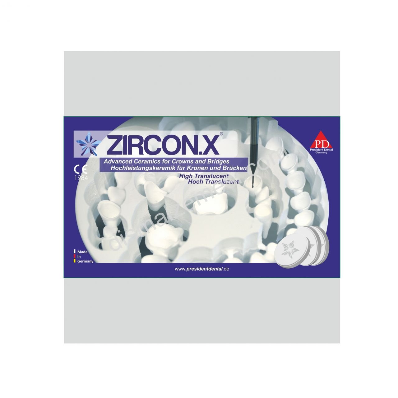 President Zirkon.X Colored Zirconia Block