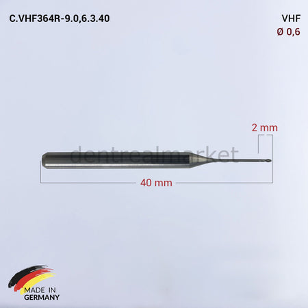 Frank Dental VHF CAD/CAM Drill 0.6 mm
