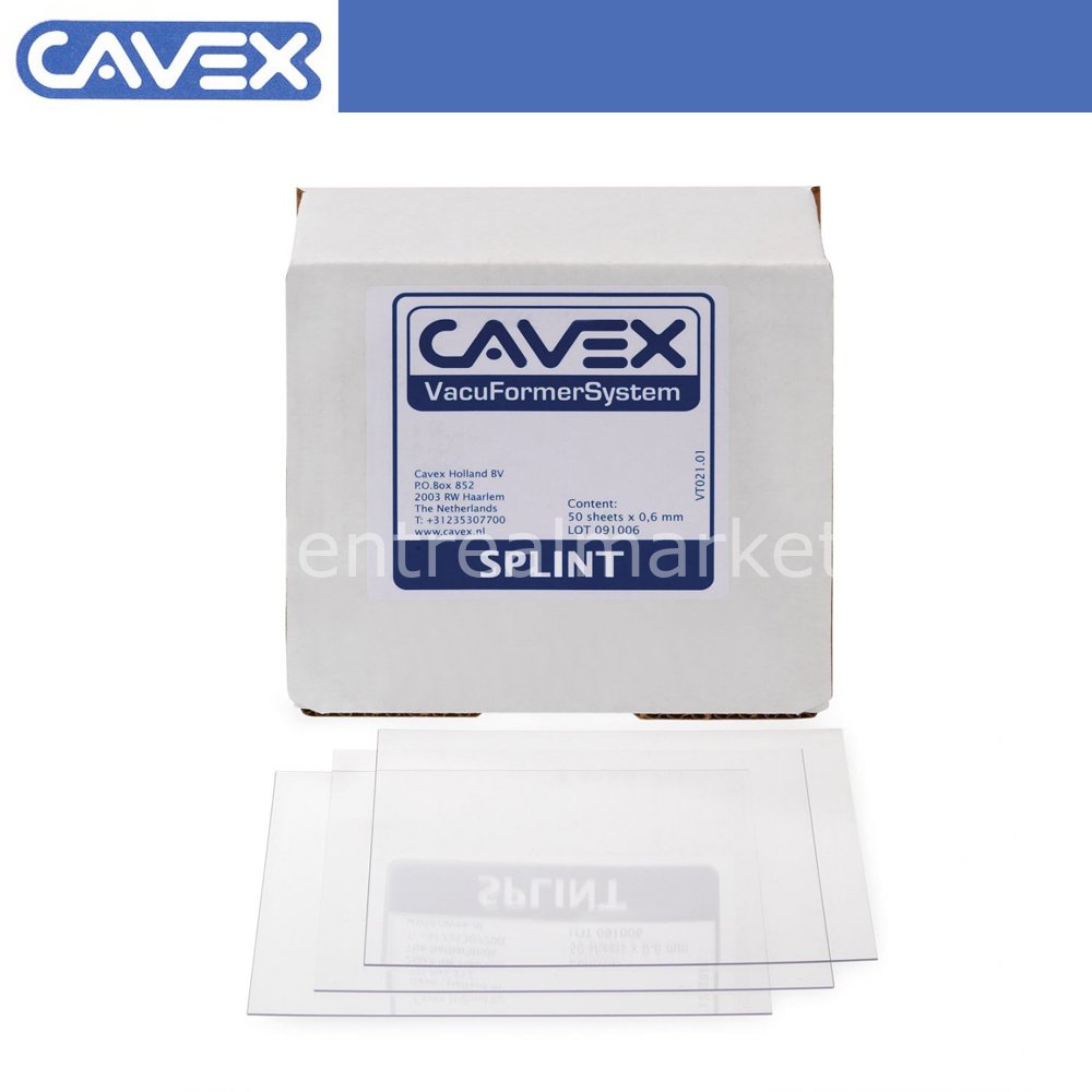 Cavex Splint Heavy Sheet - 25 Pcs x 1.5 mm