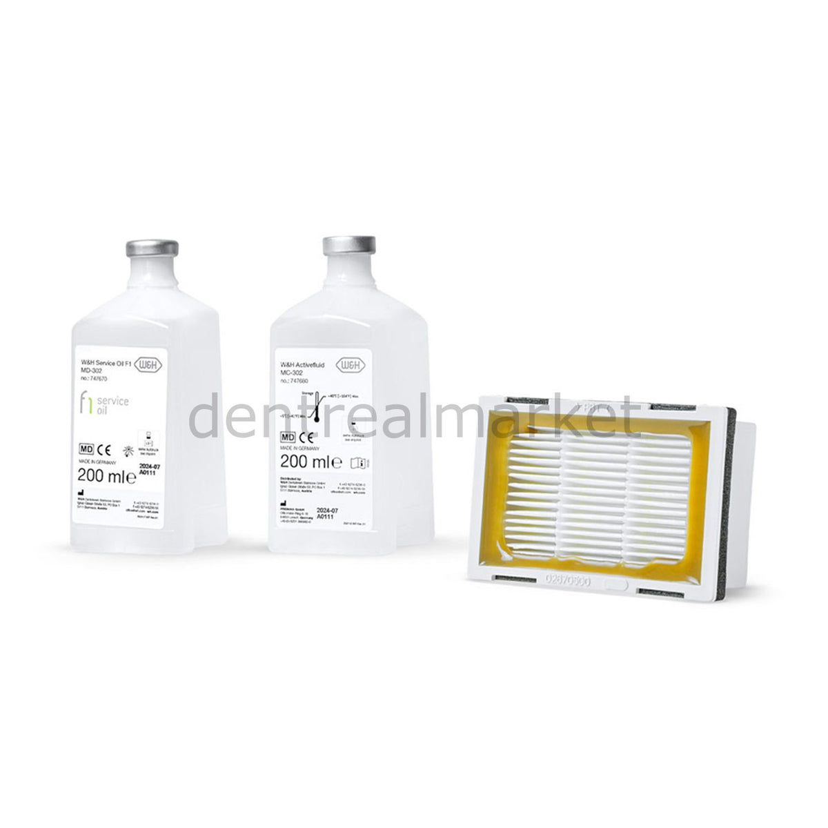 W&H Assistina One Care Set — Oil and Cleaning Solution