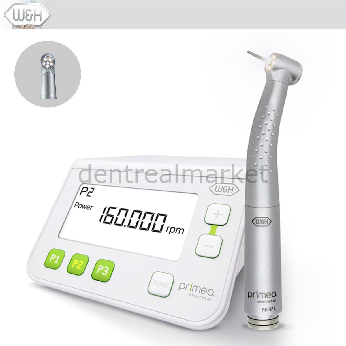W&H Dental Primea Advanced Air Set (RK-97 L Ring LED)