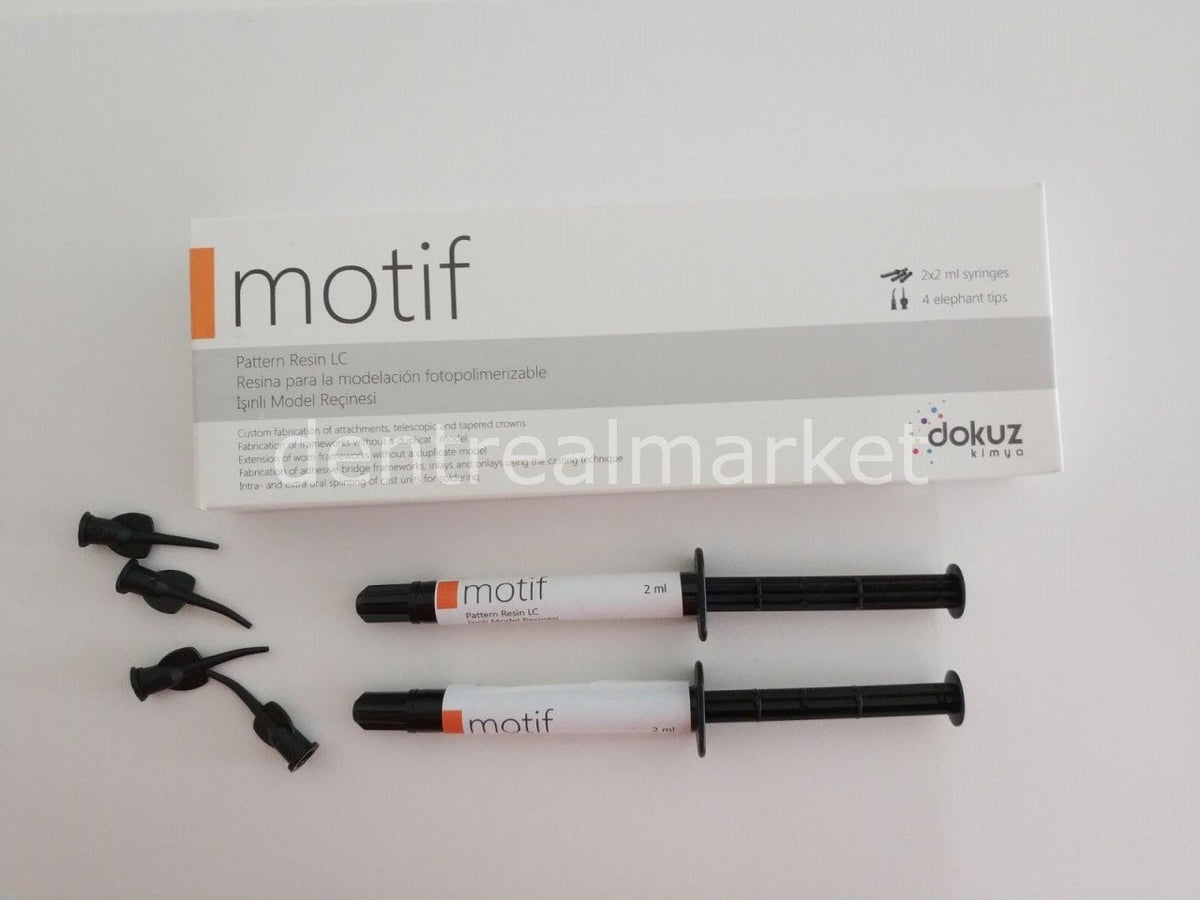 Hesyra Motif Light-Cure Pattern Resin Syringe 10 x 2 g