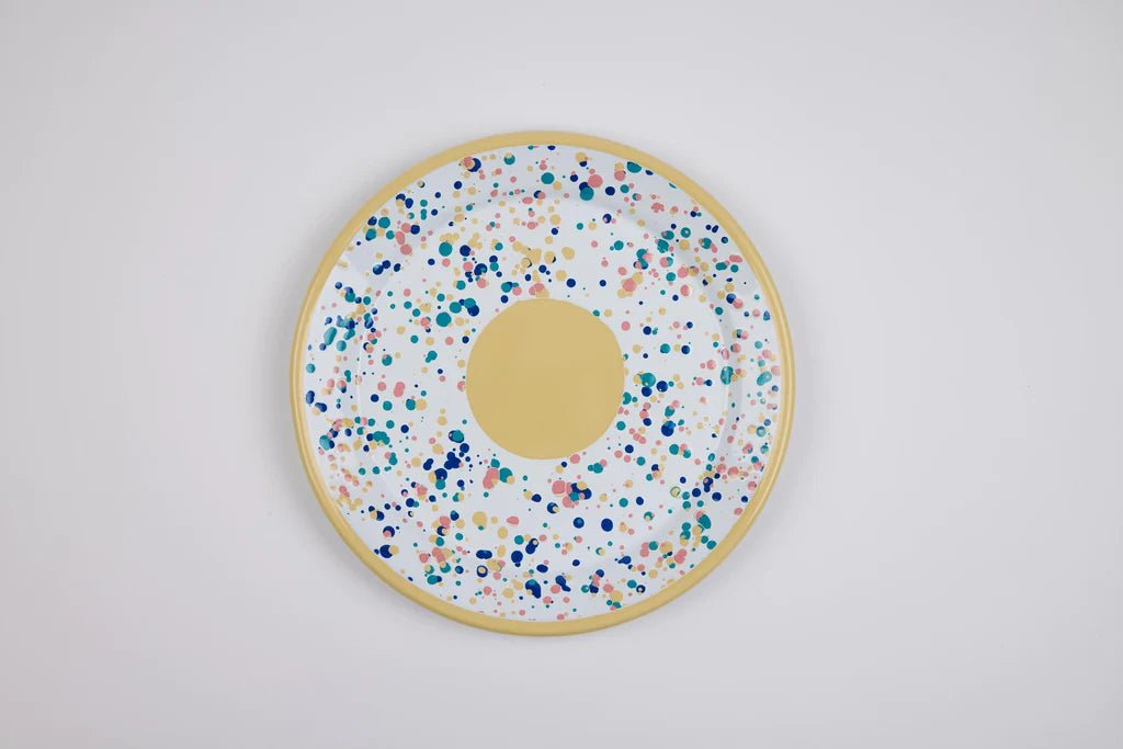 Kapka - Wonder Wheel Plate - Enamel Vintage Look Washable Plate / Kapka ...
