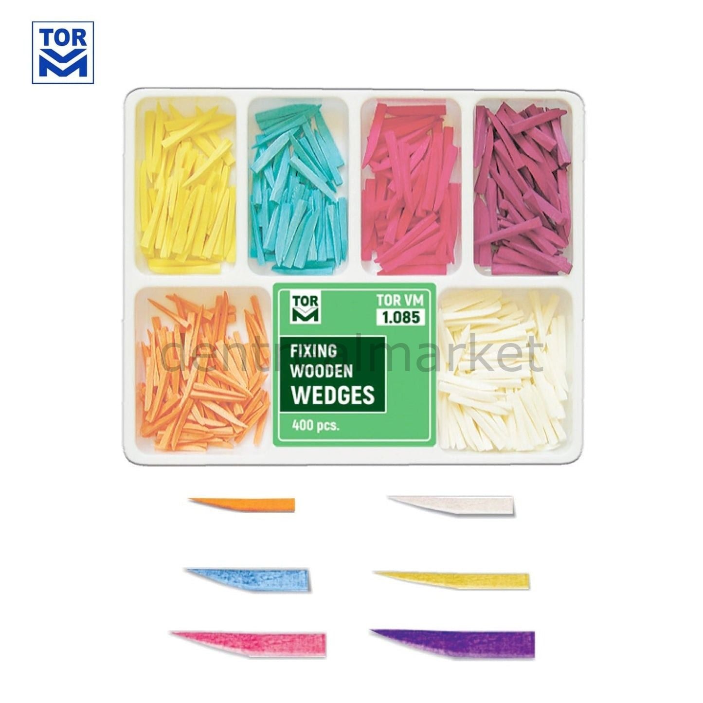 Tor Vm Anatomical Wooden Wedges 400 pcs — No. 1.085