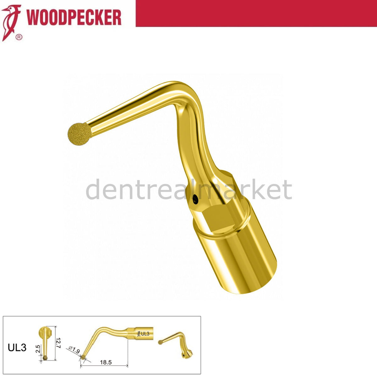 Woodpecker Mectron Piezo Tip - UL3