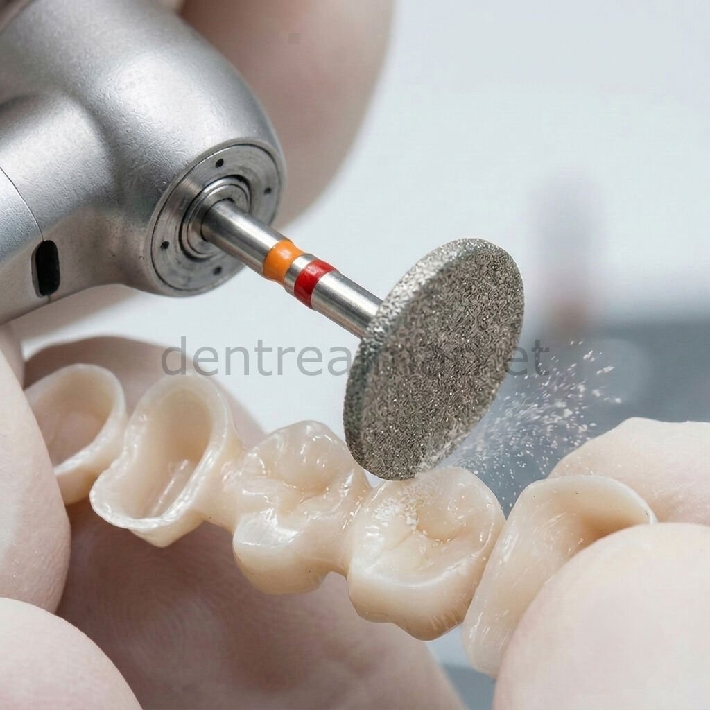 Frank Dental Zirconia Crown Fast-Cut Bur Z818 — Turbine