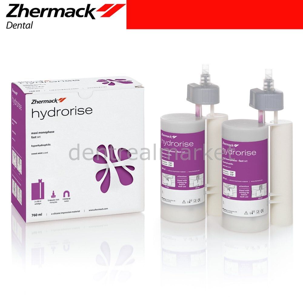 Zhermack Hydrorise Maxi Monophase - Machine Mix - 2x380 ml Fast