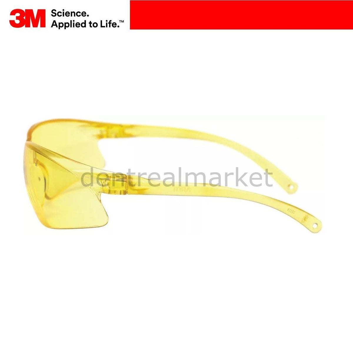 DentrealStore - 3M 3M Tora Safety Glasses Yellow Hardium As/Af