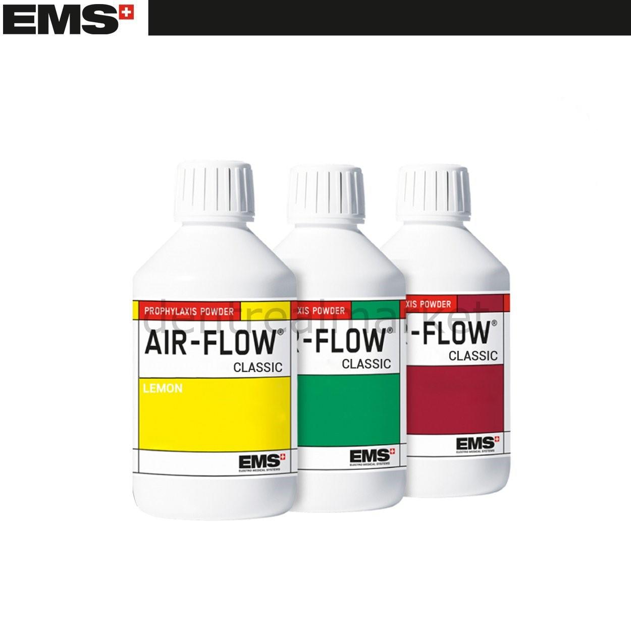 DentrealStore - Ems Airflow Classic Sodium Bicarbonate Powder - Lemon - 300 gr