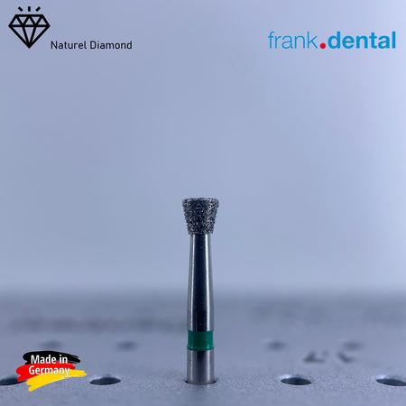 DentrealStore - Frank Dental Dental Natural Diamond Bur - 805 - Inverted Cone Dental Burs - For Turbine - 5 Pcs