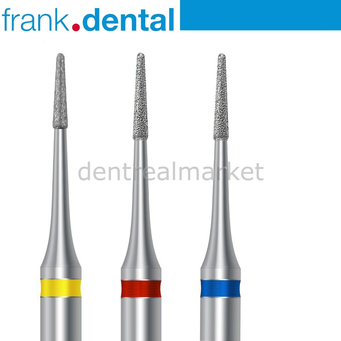 DentrealStore - Frank Dental Natural Diamond Perio Bur - Periodontal Bur 831 - 1 Pcs