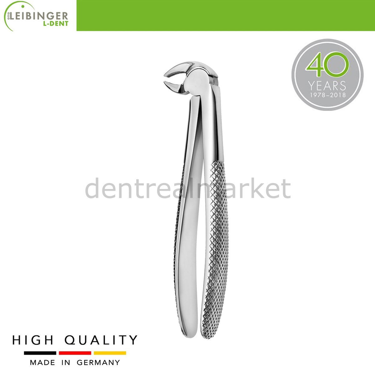 DentrealStore - Leibinger Adult Extracting Forceps 13 - Forceps for Lower Stem and Bicuspids