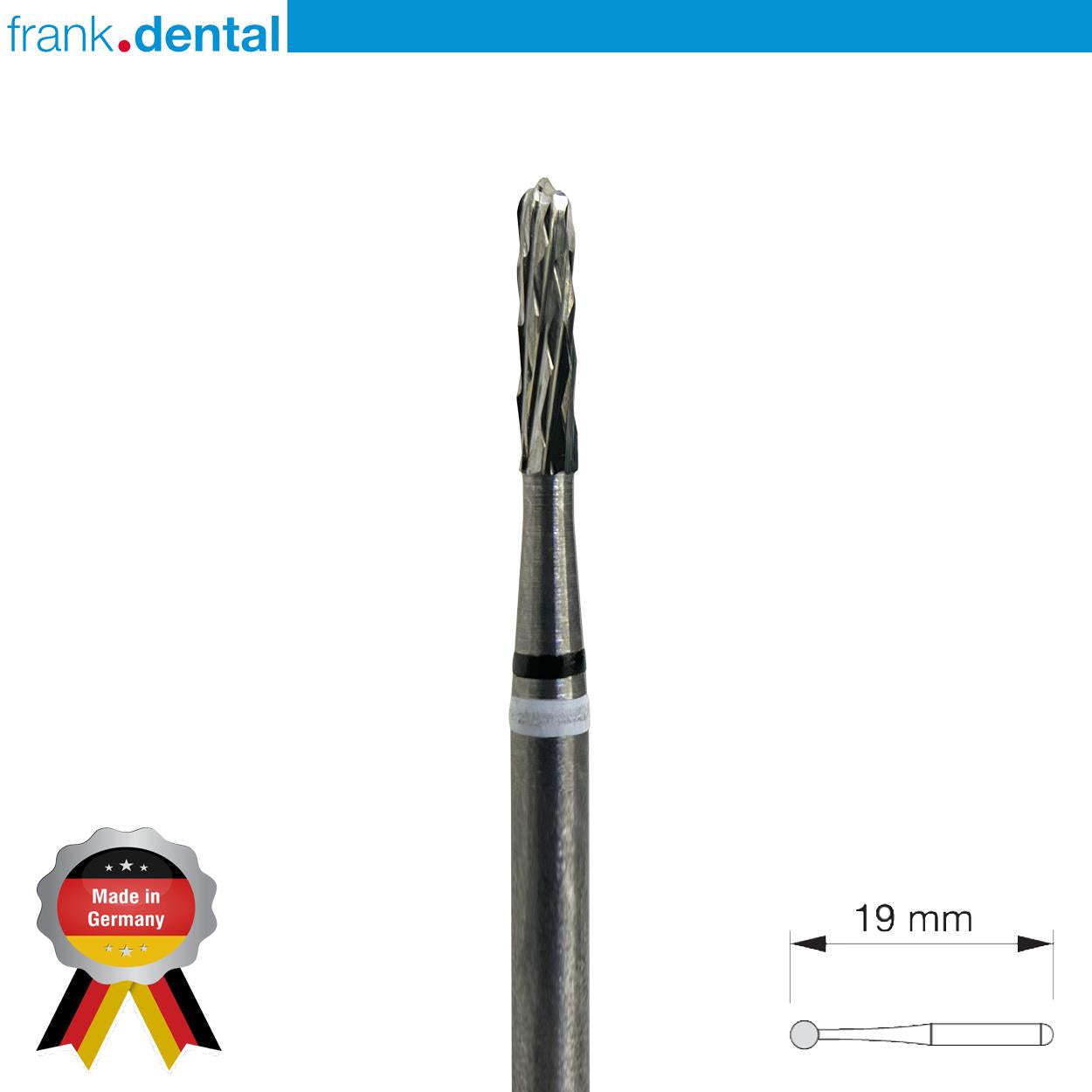 DentrealStore - Frank Dental Aggressive Metal&Crown Cutting Bur - FD8XL - 10 Pcs