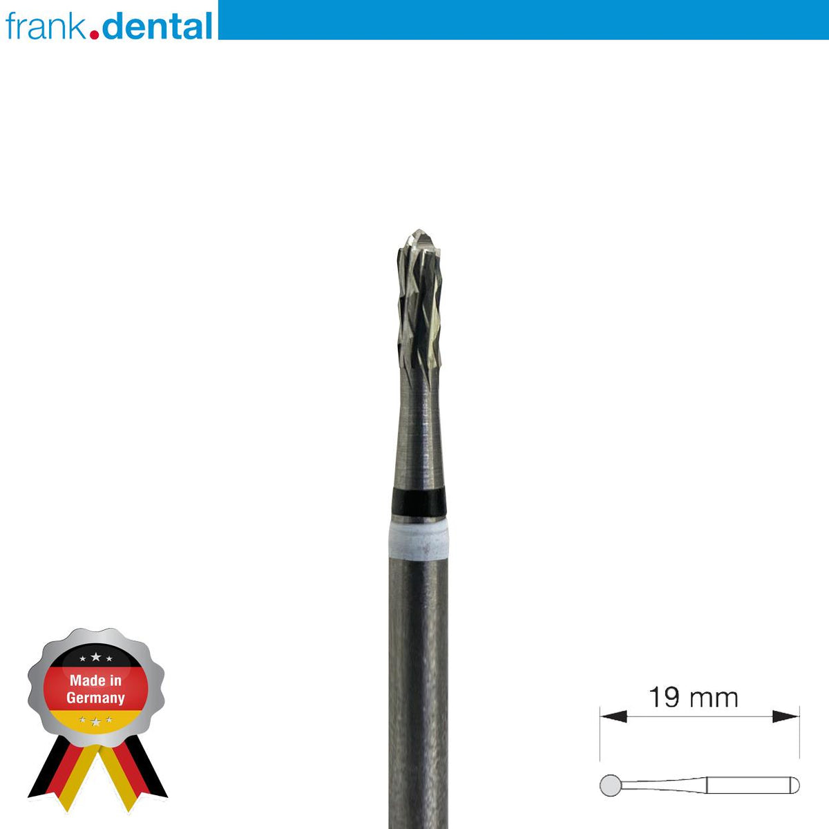 DentrealStore - Frank Dental Aggressive Metal&Crown Cutting Bur - FD8XXL - 10 Pcs