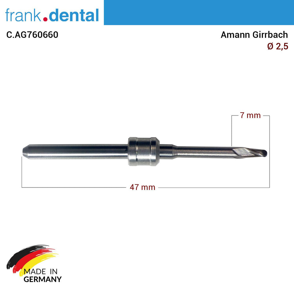 DentrealStore - Frank Dental Amann Girrbach Cad Cam Drill 2,5 mm
