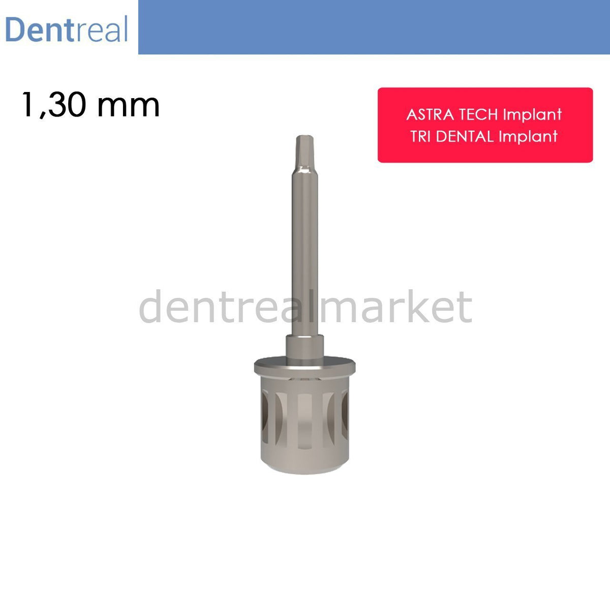 DentrealStore - Dentreal Screwdriver for Astra Tech Implant - 1,30 mm Hex Driver