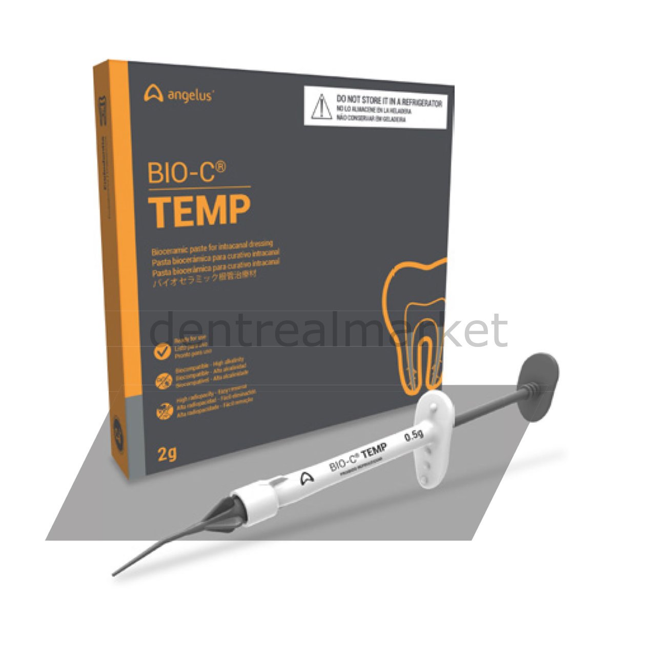 DentrealStore - Angelus BIO-C TEMP Temporary Root Canal Repair Paste - Bioceramic Paste