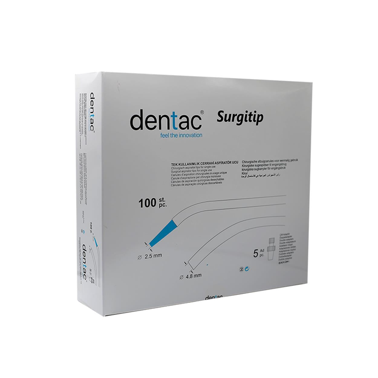 DentrealStore - Dentac Disposable Surgical Aspirator Tip - Surgitip