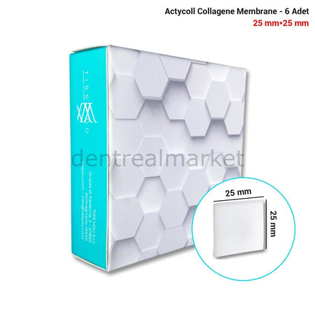 DentrealStore - Actycoll Dental Collagene Membrane - 25*25 mm - 6 Pieces