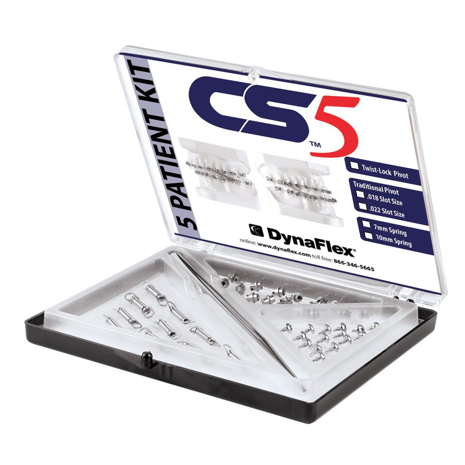 DentrealStore - Dynaflex Class II & Class III Corrector - CS5 5-Patient Kit Self Ligating Pivot