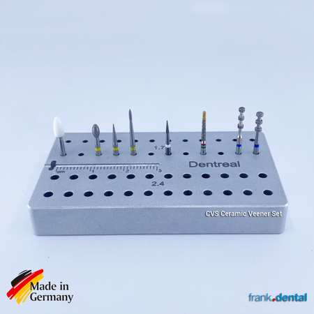 DentrealStore - Frank Dental CVS Ceramic Veneer Set - Laminate set - Natural Diamond Bur Set